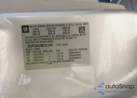 2011 Chevrolet Silverado 1500 Lt from USA, damaged, VIN 3GCPCSEA4BG151604